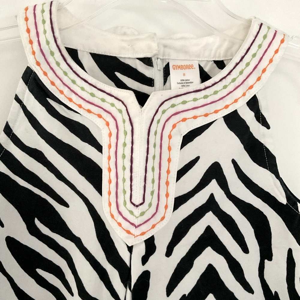 Gymboree Zebra Dress Size 8 - Picture 3 of 8